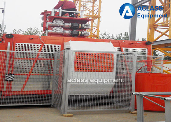 China Hebt kleiner SC50 Hochbau-Hebemaschinen-Aufzug Last des Einzelkäfigs 500kg an fournisseur