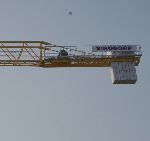8 Tonnen Niedrigverbrauch Turmkranich 60m Boom Chassis Typ