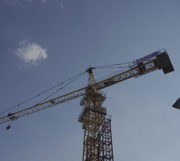 Topkit Qtz 160 Niedrigverbrauch Turmkranich mit moderaten Preis 10t 60m Jib Topkit Turmkranich für die Türkei