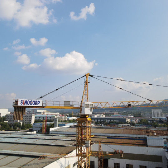 Topkit Qtz 160 Niedrigverbrauch Turmkranich mit moderaten Preis 10t 60m Jib Topkit Turmkranich für die Türkei