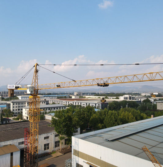 65m Boom 10 Tonnen Hammerkopf Turmkranich 6-10 Tonnen Hebemaschinenkranich
