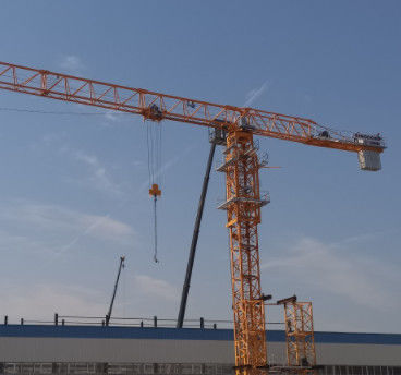 Bauwerk Flat Top Tower Crane Festgestelltes Fundament Typ Industrie