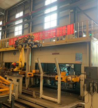 Bauwerk Flat Top Tower Crane Festgestelltes Fundament Typ Industrie
