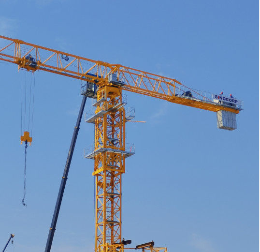 Bauwerk Flat Top Tower Crane Qtz Serie 5 Tonnen 8 Tonnen 10 Tonnen Top Kits