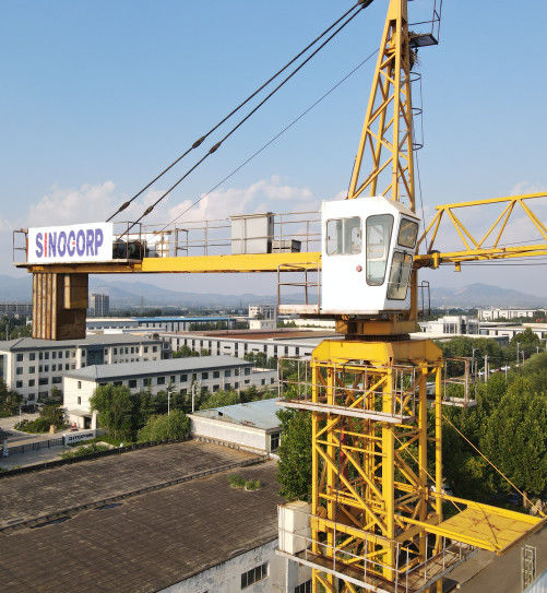 Sinocorp TZ5610-6 Hatkit 56 Meter Boom 60M Höhe Handels-Hammerhead-Turm-Kran mit CE