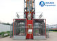 Doppelkäfig-Bau-Hebemaschinen-Aufzug, Baumaterial-Hebemaschine 33m/min fournisseur