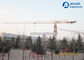 Bau-Aufzug-Ausrüstungs-flache Spitzen-Turmkran 6 Tonne 55 Meter Kranbalken- fournisseur