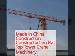 Hergestellt in China Bauwesen Bauwesen Flat Top Tower Crane Maschinen automatisiert